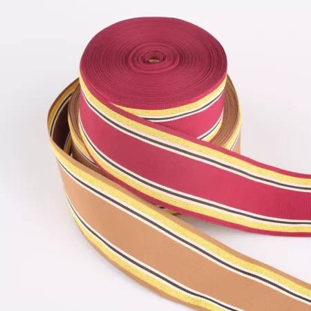 Multifunctional metallic yarn knitted elastic band