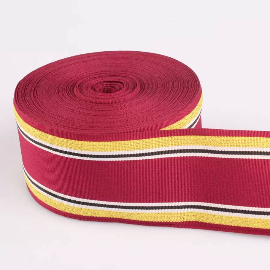 Multifunctional metallic yarn knitted elastic band
