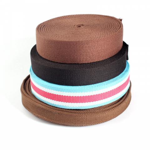 Intermediate color edging striped elastic band