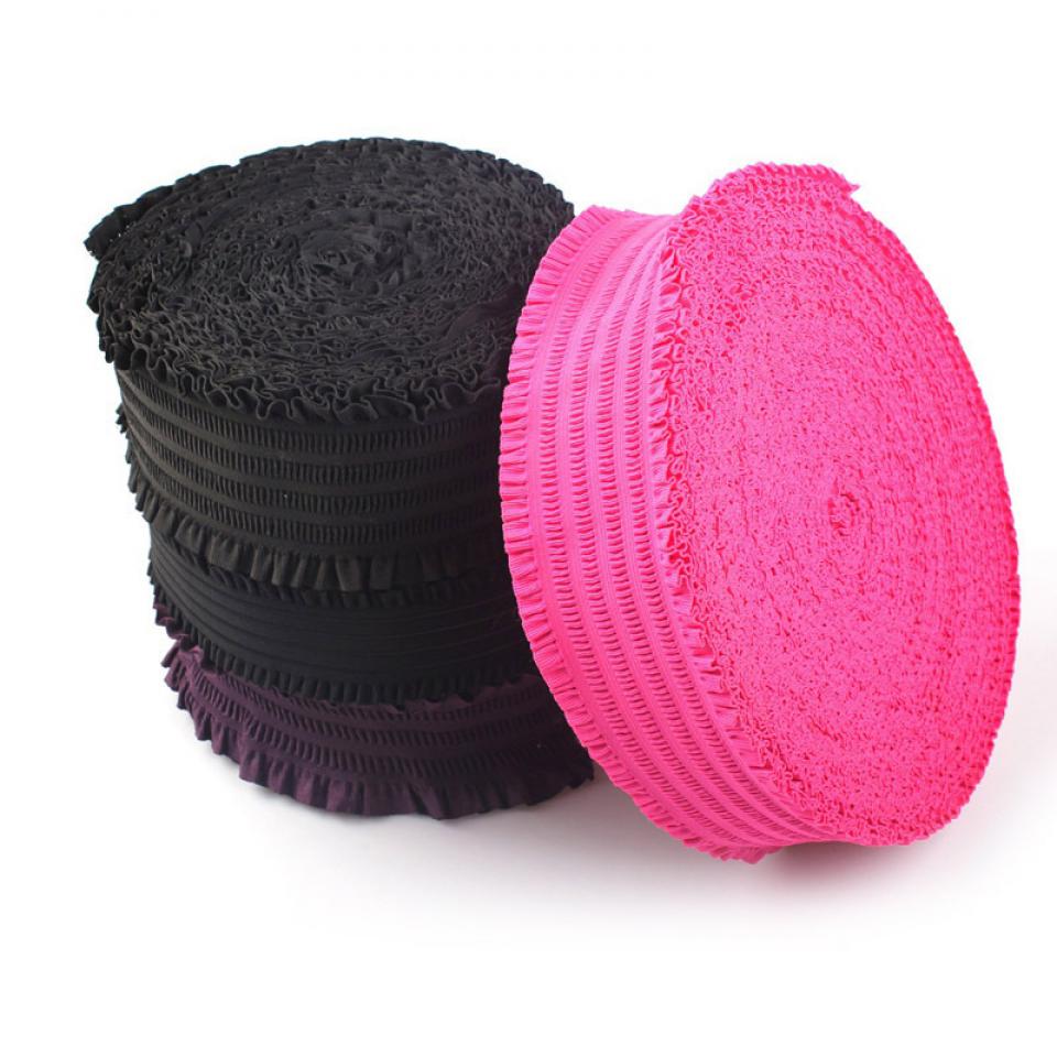 Waist waist ruffle elastic band