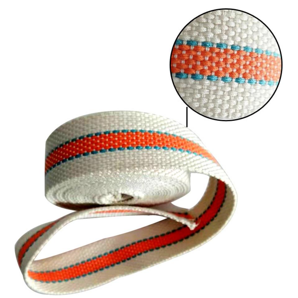 Polyester cotton striped jacquard woven tape