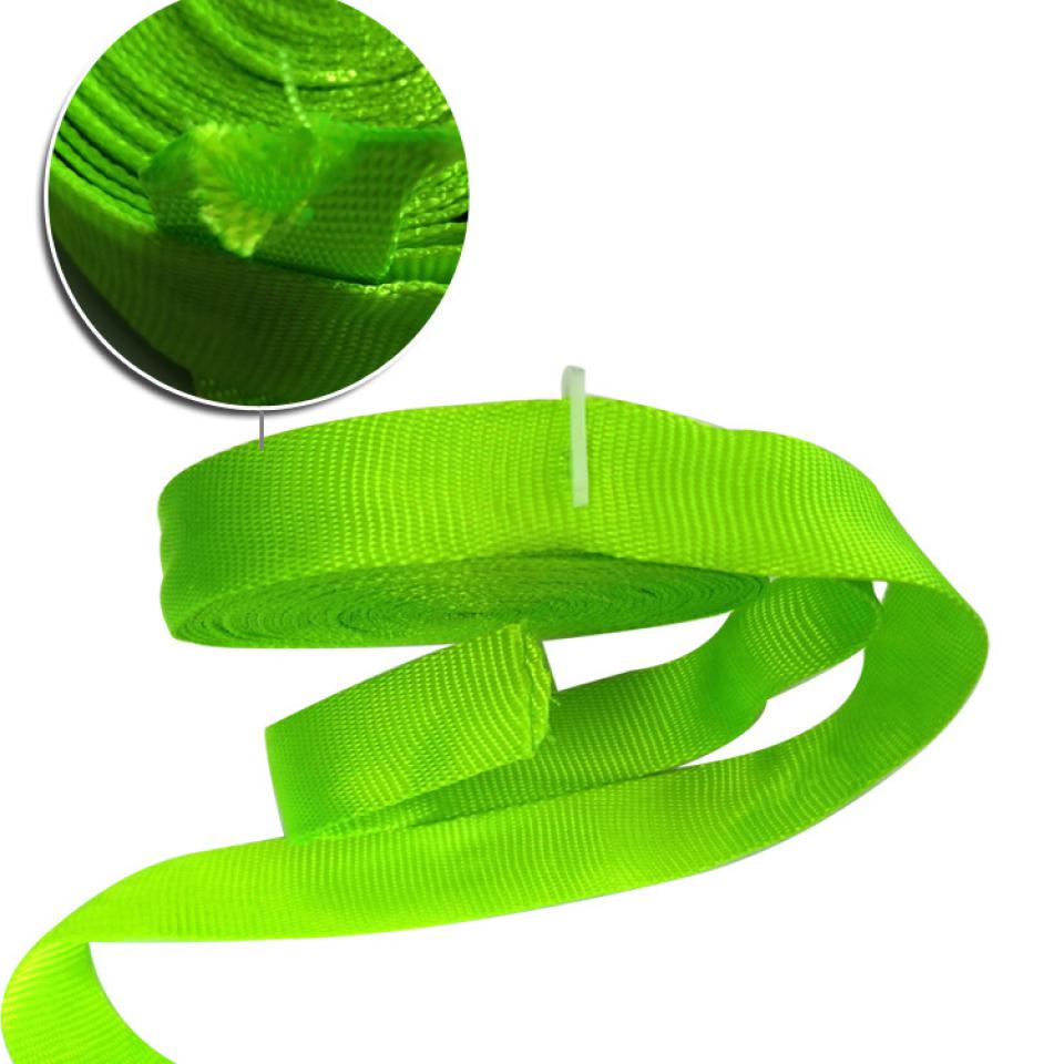 Nylon fluorescent green ribbon