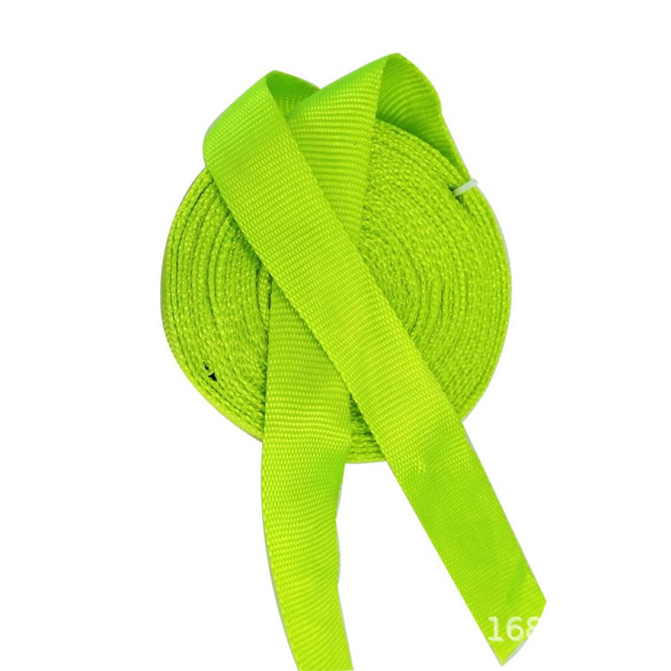 Nylon fluorescent green ribbon