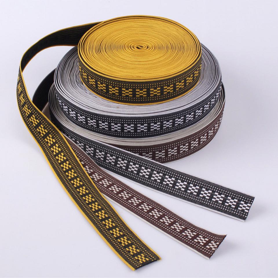 Floral belt, pleated weave, fish pattern, elastic and tight