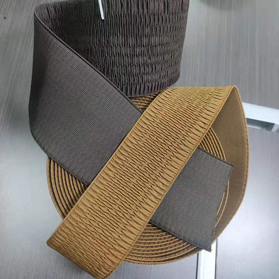 Polyester Ripple Wrinkle Elastic Band