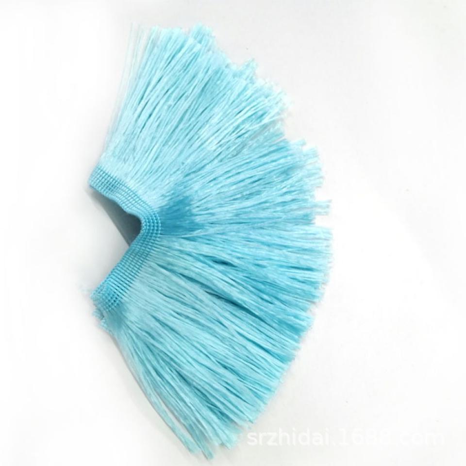 Polyester clothing decoration curtains bags with tassels