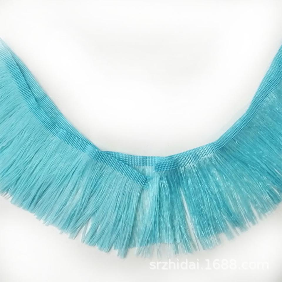 Polyester clothing decoration curtains bags with tassels