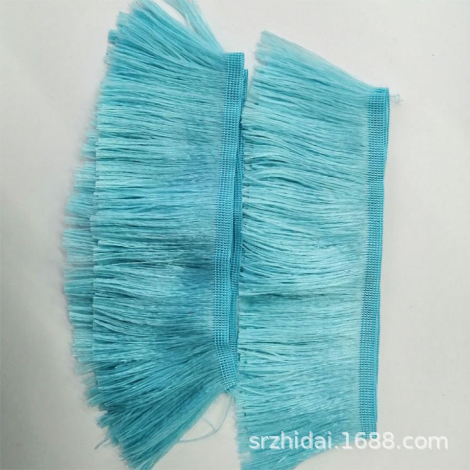 Polyester clothing decoration curtains bags with tassels