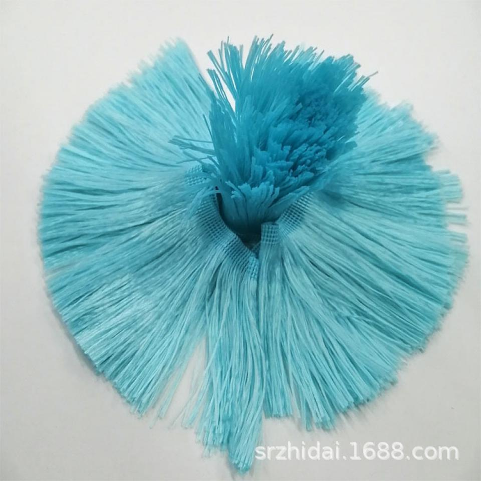 Polyester clothing decoration curtains bags with tassels