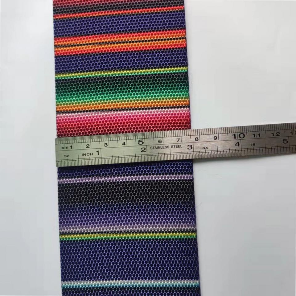 Polyester plain heat transfer gradient color woven belt