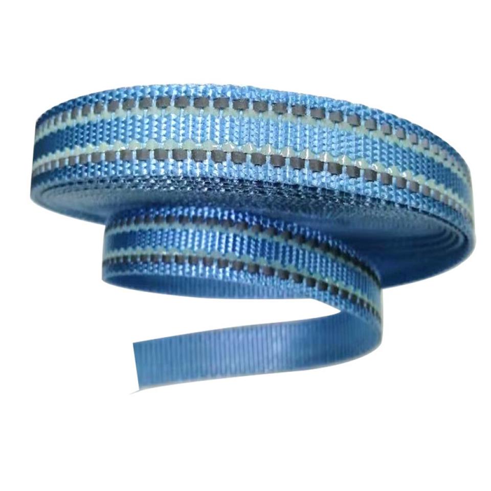 Polyester reflective strip webbing