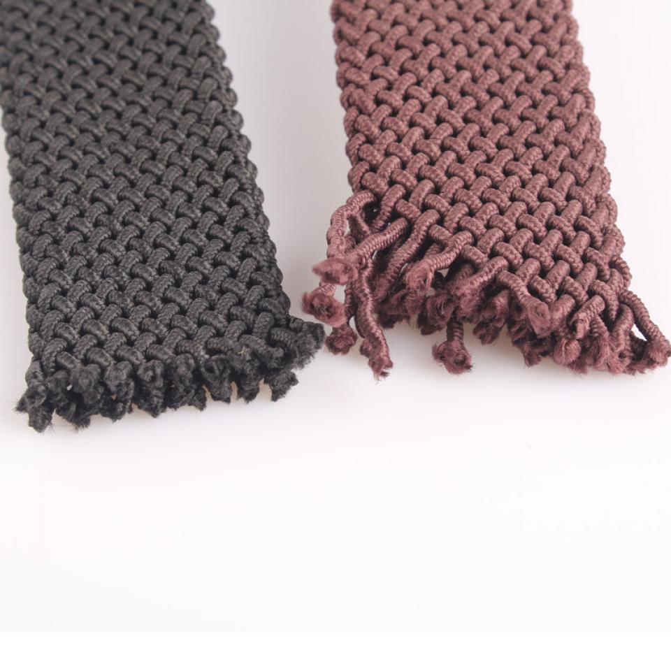 Trendy woven waistband with elastic band