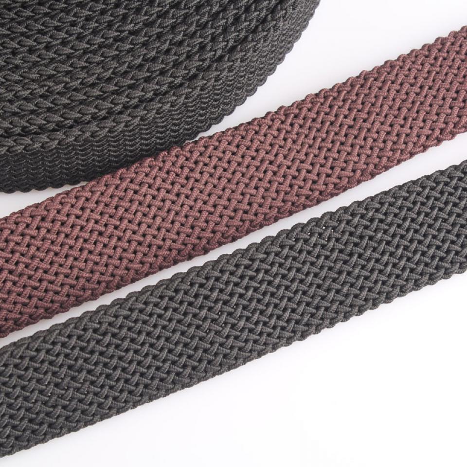 Trendy woven waistband with elastic band