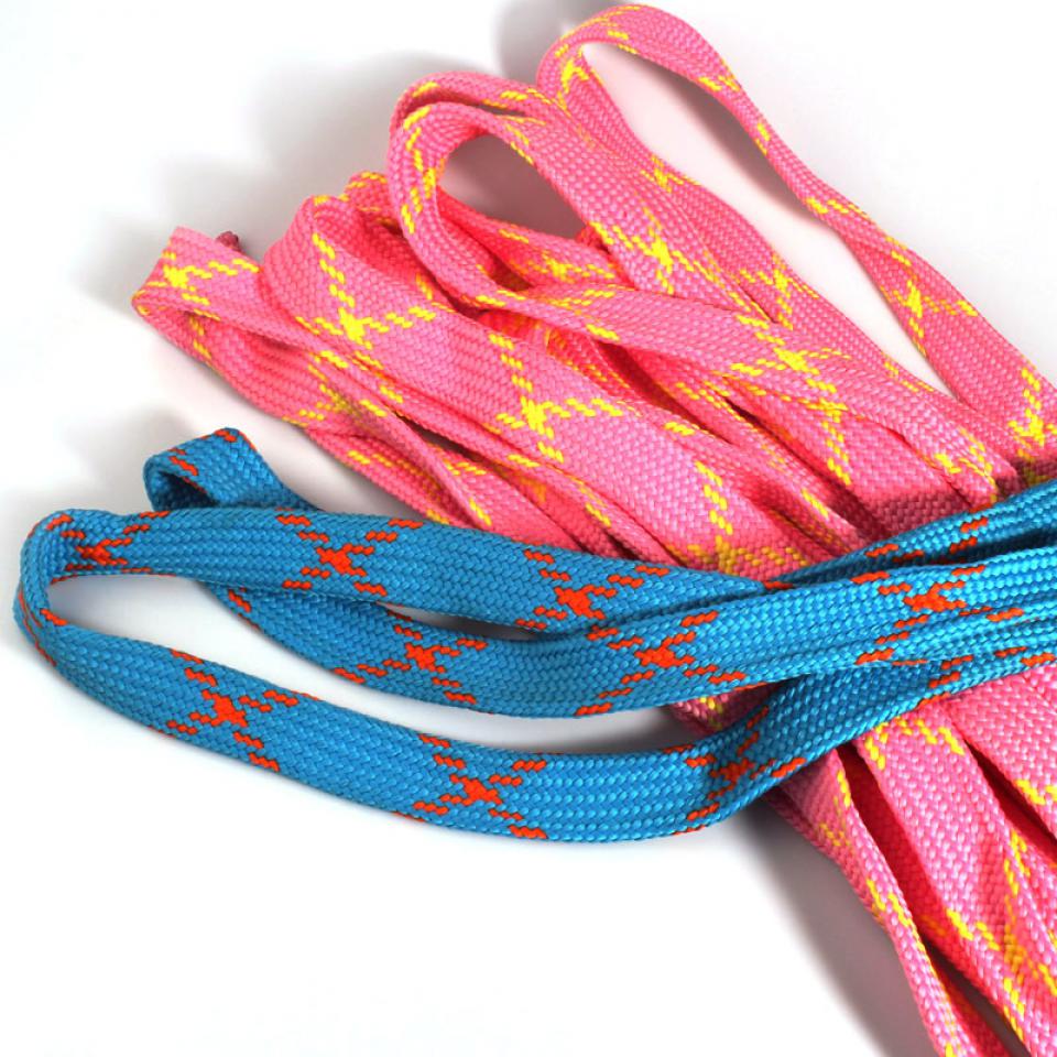 Double layered woven hollow rope