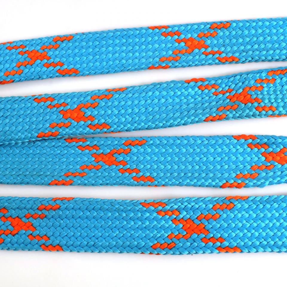 Double layered woven hollow rope